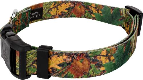 Show full view: Country Brook Petz Deluxe Southern Forest Camo Dog Collar, Brown, X-Large slide 5 of 7