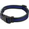 Show in main carousel: Country Brook Petz Deluxe Thin Blue Line Dog Collar, Black, X-Large slide 3 of 5