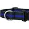 Show in main carousel: Country Brook Petz Deluxe Thin Blue Line Dog Collar, Black, XX-Small slide 5 of 5