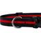 Show in main carousel: Country Brook Petz Deluxe Thin Red Line Dog Collar, Black, X-Large slide 6 of 6