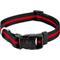 Show in main carousel: Country Brook Petz Deluxe Thin Red Line Dog Collar, Black, XX-Small slide 1 of 5