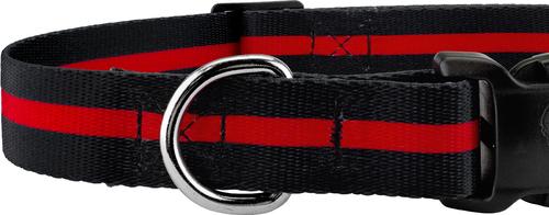 Show full view: Country Brook Petz Deluxe Thin Red Line Dog Collar, Black, XX-Small slide 5 of 5