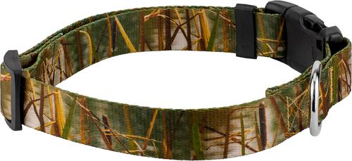 Show full view: Country Brook Petz Deluxe Waterfowl Camo Dog Collar, Green, Medium slide 4 of 5