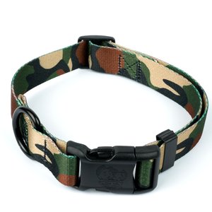 Country Brook Petz Deluxe Woodland Camo HD Dog Collar, Green, X-Large