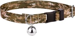 Country Brook Petz Desert Viper Camo Breakaway Cat Collar, Brown, 8 to 12 in neck, 1/2-in wide
