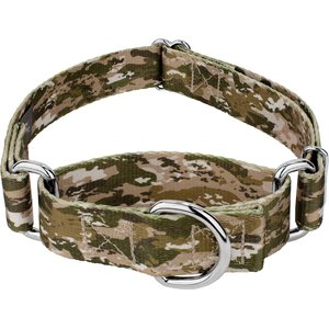 Country Brook Petz Desert Viper Camo Martingale Dog Collar, Brown, Large