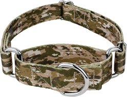 Country Brook Petz Desert Viper Camo Martingale Dog Collar, Brown, Medium