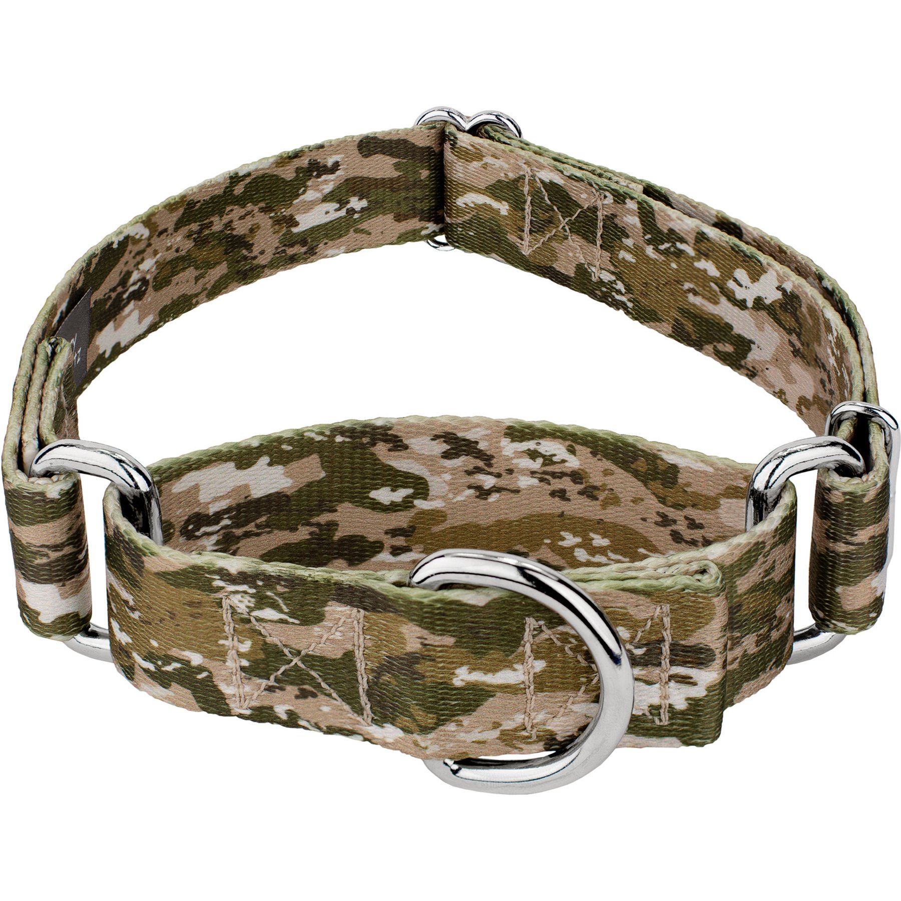 Country Brook Petz Desert Viper Camo Martingale Dog Collar, Brown, X-Large