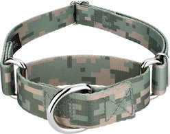 Country Brook Petz Digital Camo Martingale Dog Collar, Green, 2X-Small