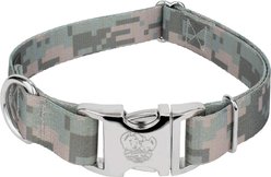 Country Brook Petz Digital Camo Premium Dog Collar, Green, Small: 11 to 13-in neck, 5/8-in wide