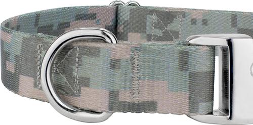 Show full view: Country Brook Petz Digital Camo Premium Dog Collar, Green, Small: 11 to 13-in neck, 5/8-in wide slide 5 of 5