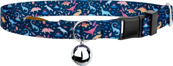 Show full view: Country Brook Petz Dinosaurs Breakaway Cat Collar, Blue, 8 to 12-in neck, 1/2-in wide slide 1 of 4