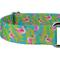 Show in main carousel: Country Brook Petz Flamingos Martingale Dog Collar, Teal, XX-Small: 7 to 10-in, 1/2-in wide slide 7 of 8