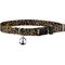 Show in main carousel: Country Brook Petz Leopard Print Breakaway Cat Collar, Brown, 8 to 12-in neck, 1/2-in wide slide 1 of 9