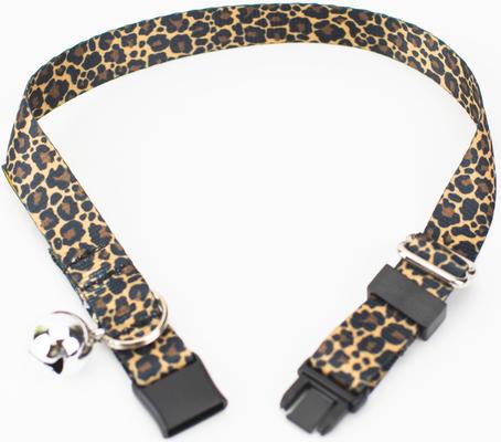 Show full view: Country Brook Petz Leopard Print Breakaway Cat Collar, Brown, 8 to 12-in neck, 1/2-in wide slide 7 of 9