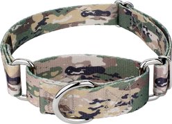 Country Brook Petz Mountain Viper Camo Martingale Dog Collar, Green, X-Large