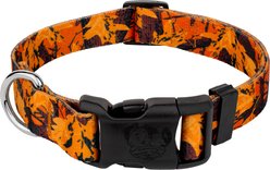 Country Brook Petz Orange Sunset Camo Deluxe Dog Collar, Orange, Large