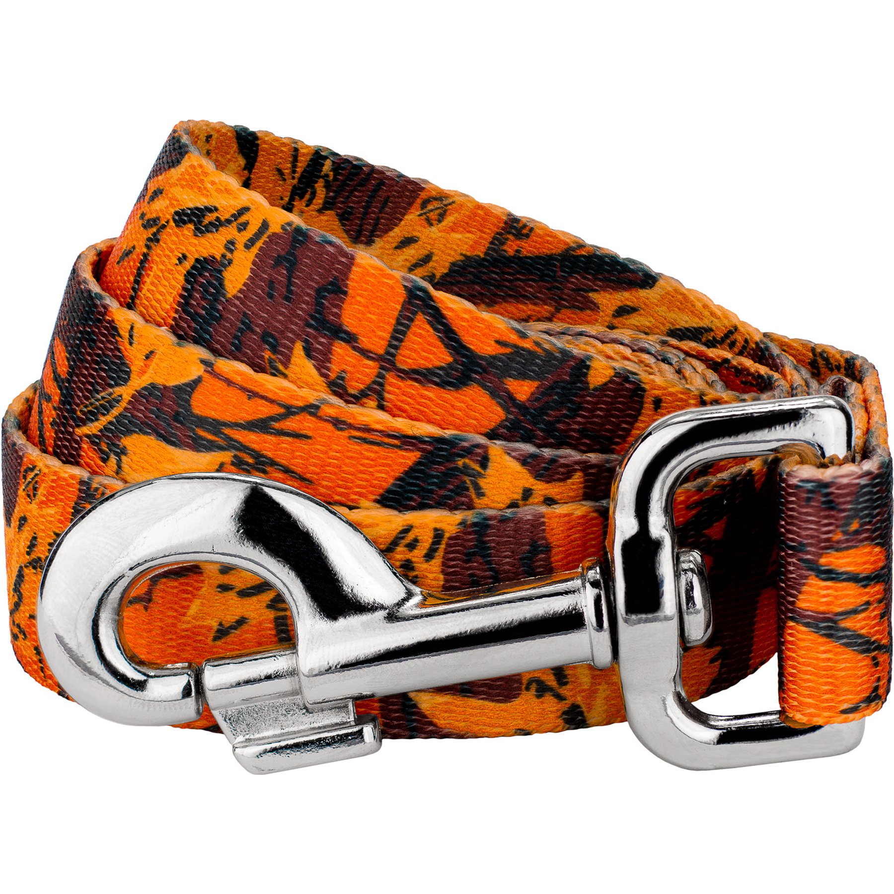 Country Brook Petz Orange Sunset Camo Dog Leash, Orange, Large: 4-ft long, 1-in wide