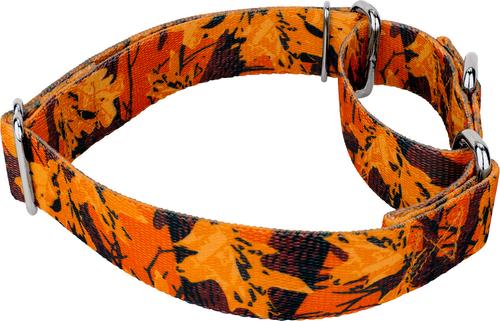 Show full view: Country Brook Petz Orange Sunset Camo Martingale Dog Collar, Orange, Small slide 7 of 8