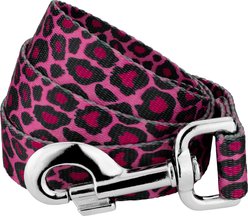 Country Brook Petz Pink Leopard Print Leash, Pink, Medium: 4-ft long, 5/8-in wide