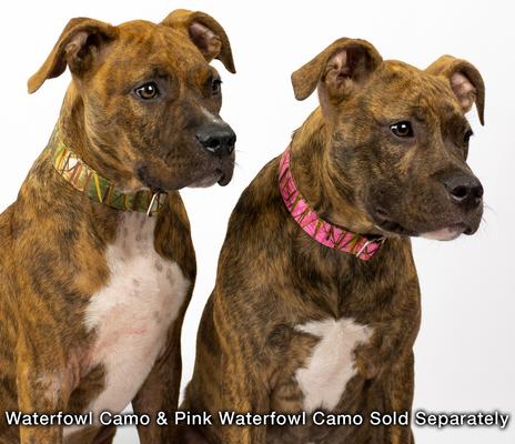 Show full view: Country Brook Petz Pink Waterfowl Camo Martingale Dog Collar, Pink, 2X-Small slide 2 of 6