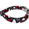 Show in main carousel: Country Brook Petz Premium Be Mine Polyester Standard Dog Collar, Black, Small: 11 to 13-in neck, 5/8-in wide slide 5 of 6
