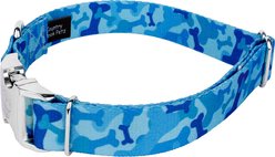 Country Brook Petz Premium Blue Bone Camo Dog Collar, Blue, Medium: 13 to 16-in neck, 1-in wide slide 2 of 5