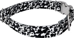 Country Brook Petz Premium Dairy Cow Dog Collar, Black, 18 to 26-in neck, 1-in wide slide 2 of 7