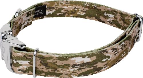 Show full view: Country Brook Petz Premium Desert Viper Camo Dog Collar, Green, Large: 16 to 22-in neck, 1-in wide slide 4 of 6