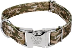 Country Brook Petz Premium Desert Viper Camo Dog Collar, Green, Small: 11 to 13-in neck, 5/8-in wide