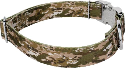 Show full view: Country Brook Petz Premium Desert Viper Camo Dog Collar, Green, X-Large: 18 to 26-in neck, 1-in wide slide 6 of 7