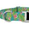 Show in main carousel: Country Brook Petz Premium Flamingos Dog Collar, Teal, Small: 11 to 13-in neck, 5/8-in wide slide 7 of 7