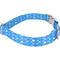Show in main carousel: Country Brook Petz Premium Mermaid Scales Dog Collar, Blue, 11 to 13-in neck, 5/8-in wide slide 6 of 7