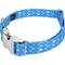 Show in main carousel: Country Brook Petz Premium Mermaid Scales Dog Collar, Blue, 11 to 13-in neck, 5/8-in wide slide 5 of 7