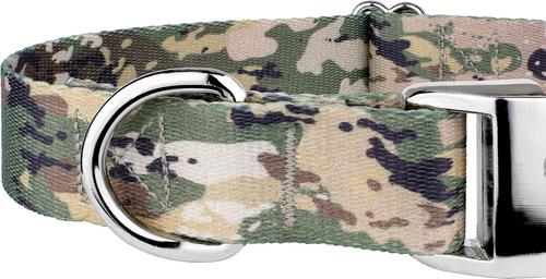 Show full view: Country Brook Petz Premium Mountain Viper Camo Dog Collar, Green, Medium: 13 to 16-in neck, 1-in wide slide 7 of 7