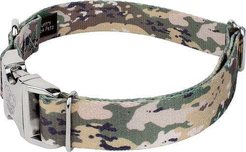 Show full view: Country Brook Petz Premium Mountain Viper Camo Dog Collar, Green, X-Large: 18 to 26-in neck, 1-in wide slide 5 of 7