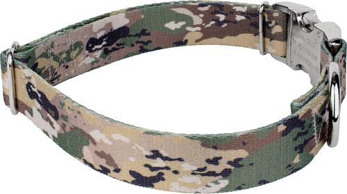 Show full view: Country Brook Petz Premium Mountain Viper Camo Dog Collar, Green, X-Large: 18 to 26-in neck, 1-in wide slide 6 of 7