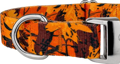 Show full view: Country Brook Petz Premium Orange Sunset Camo Dog Collar, Orange, Small: 11 to 13-in neck, 5/8-in wide slide 7 of 7