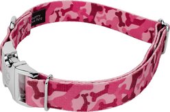 Country Brook Petz Premium Pink Bone Camo Dog Collar, Pink, Small: 11 to 13-in neck, 5/8-in wide slide 2 of 7