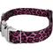 Show in main carousel: Country Brook Petz Premium Pink Leopard Dog Collar, Pink, 13 to 16-in neck, 1-in wide slide 3 of 5