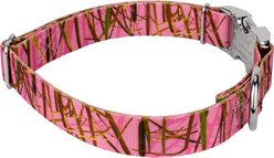 Country Brook Petz Premium Pink Waterfowl Camo Dog Collar, Pink, Large: 16 to 22-in neck, 1-in wide slide 2 of 7