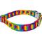 Show in main carousel: Country Brook Petz Premium Rainbow Hearts Polyester Standard Dog Collar, Large: 16 to 22-in neck, 1-in wide slide 4 of 5