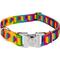 Show in main carousel: Country Brook Petz Premium Rainbow Hearts Polyester Standard Dog Collar, X-Large: 18 to 26-in neck, 1-in wide slide 1 of 5