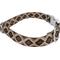 Show in main carousel: Country Brook Petz Premium Rattlesnake Dog Collar, Brown, 16 to 22-in neck, 1-in wide slide 6 of 7