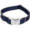 Show in main carousel: Country Brook Petz Premium Thin Blue Line Dog Collar, Black, X-Large: 18 to 26-in neck, 1-in wide slide 1 of 5