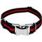 Show in main carousel: Country Brook Petz Premium Thin Red Line Dog Collar, Black, Large: 16 to 22-in neck, 1-in wide slide 1 of 5