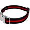 Show in main carousel: Country Brook Petz Premium Thin Red Line Dog Collar, Black, Medium: 13 to 16-in neck, 1-in wide slide 3 of 5
