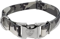 Country Brook Petz Premium Urban Camo Dog Collar, Grey, Large: 16 to 22-in neck, 1-in wide