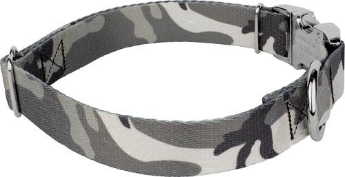 Show full view: Country Brook Petz Premium Urban Camo Dog Collar, Grey, Large: 16 to 22-in neck, 1-in wide slide 6 of 7