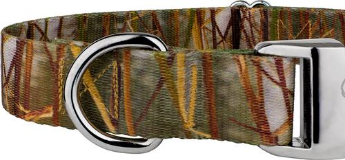 Show full view: Country Brook Petz Premium Waterfowl Camo Dog Collar, Green, Large: 16 to 22-in neck, 1-in wide slide 7 of 7